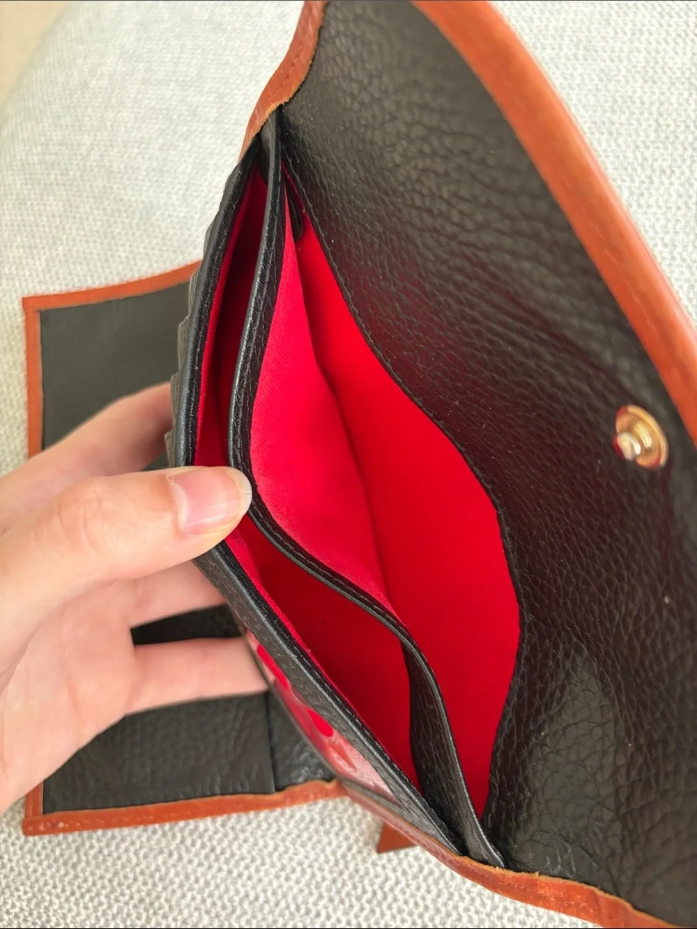 Dooney & Burke Black Pebble Leather Continental Clutch Wallet